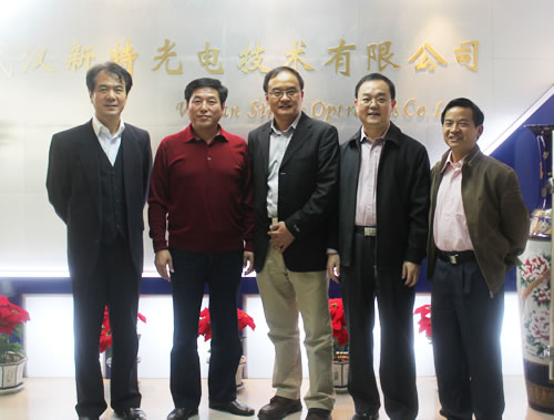 武漢市人民政府副秘書長(zhǎng)高丹彥、武漢市僑聯(lián)主席秦鋒等一行到我司調(diào)研